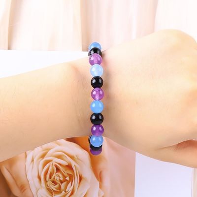 Brazaletes de empoderamiento de mujeres elásticos hechos a mano 4mm/6mm/8mm