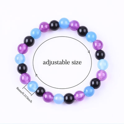 Brazaletes de empoderamiento de mujeres elásticos hechos a mano 4mm/6mm/8mm