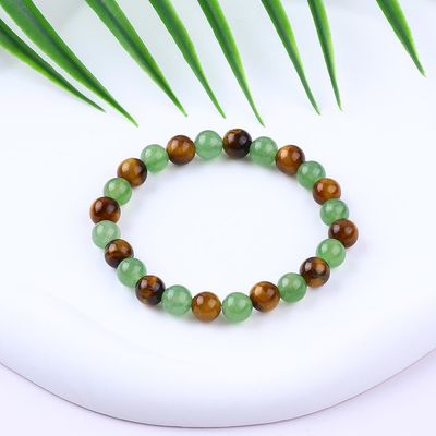 Brazaletes de cristal de piedra curativa para mujeres para energía positiva.
