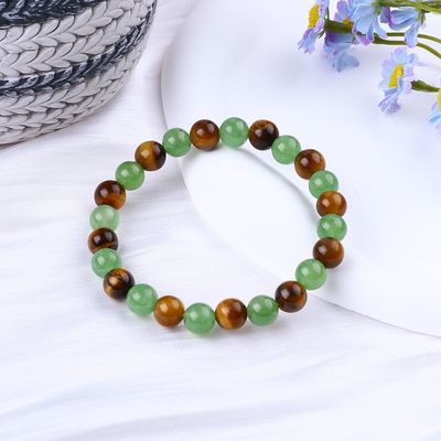 Brazaletes de cristal de piedra curativa para mujeres para energía positiva.