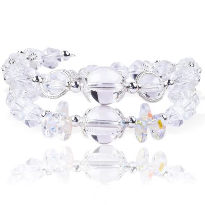 Energía curativa de las mujeres de la piedra preciosa de la pulsera de cuentas 4/6/8/10/12mm