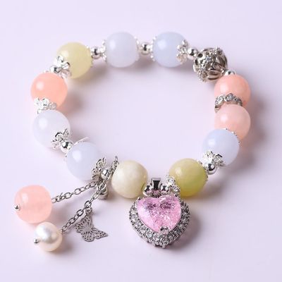 Pulseras de cristal de 10 mm con energía curativa