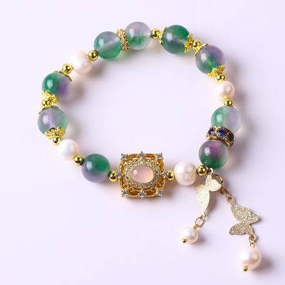 Pulseras de cristal de 10 mm con energía curativa