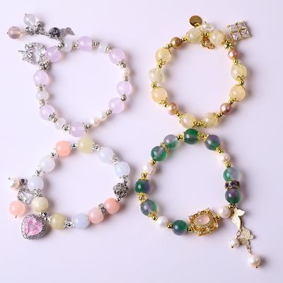 Pulseras de cristal de 10 mm con energía curativa