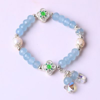 Energía curativa hecha a mano 10mm Brazalete de cuentas de piedra preciosa Brazalete de estiramiento