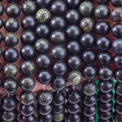 Cuerdas de perlas redondas de cristal natural de piedra preciosa hebras de perlas sueltas para la fabricación de joyas DIY