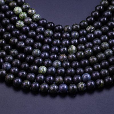 Cuerdas de perlas redondas de cristal natural de piedra preciosa hebras de perlas sueltas para la fabricación de joyas DIY