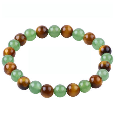 Brazaletes de cristal de piedra curativa para mujeres para energía positiva.