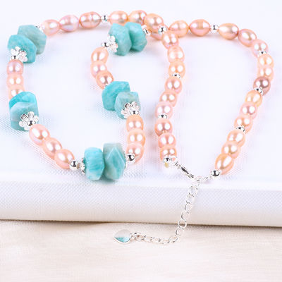 6mm Perlas de agua dulce Collar de joyas Energía curativa