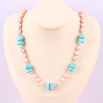 6mm Perlas de agua dulce Collar de joyas Energía curativa