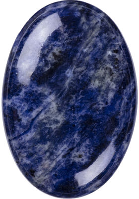 Piedra de palma Sodalite Pocket Sodalite Piedra de preocupación Sodalite Para aliviar el estrés Decoración del hogar