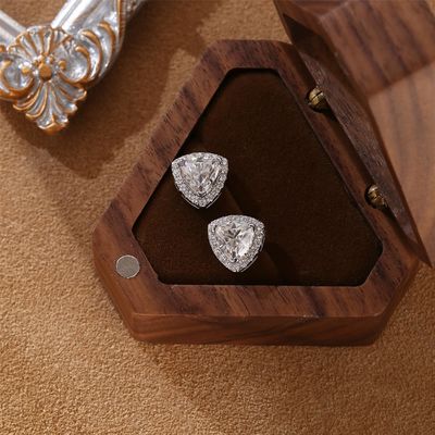 Moissanite 925 de plata esterlina de auriculares soporte OEM ODM