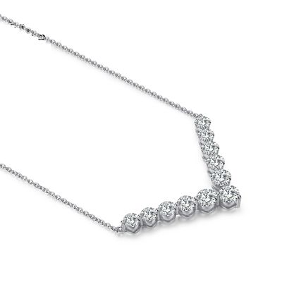 18k Oro Moissanite Diamante Sonrisa collar colgante para regalar