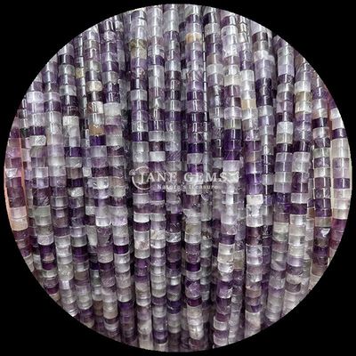 Cristal natural de piedra preciosa Rondelle cuentas de tambor forma de cuentas sueltas hebras para regalos de fiesta