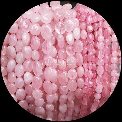 Piedra preciosa de cristal natural de forma irregular cuarzo rosa / cuarzo de fresa / amatista / cuarzo claro hebras sueltas de cuentas