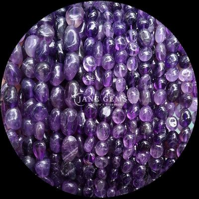 Piedra preciosa de cristal natural de forma irregular cuarzo rosa / cuarzo de fresa / amatista / cuarzo claro hebras sueltas de cuentas