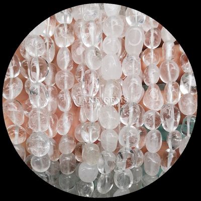 Piedra preciosa de cristal natural de forma irregular cuarzo rosa / cuarzo de fresa / amatista / cuarzo claro hebras sueltas de cuentas