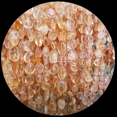 Piedra preciosa de cristal natural de forma irregular Filamentos de perlas sueltas para collares y pulseras