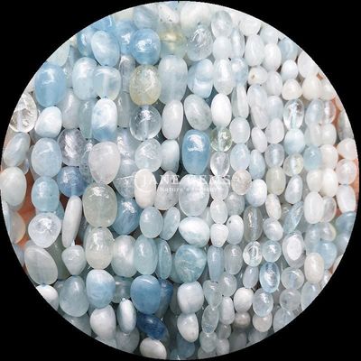 Piedra preciosa de cristal natural de forma irregular Filamentos de perlas sueltas para collares y pulseras