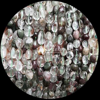Piedra preciosa de cristal natural de forma irregular Filamentos de perlas sueltas para collares y pulseras