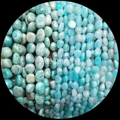 Perlas de cristal natural piedra preciosa de forma irregular hilos de perlas sueltos para la fabricación de joyas