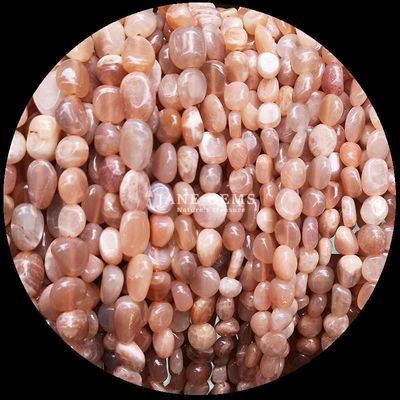 Perlas de cristal natural piedra preciosa de forma irregular hilos de perlas sueltos para la fabricación de joyas