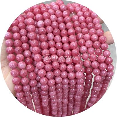 Venta al por mayor de cuentas redondas de piedra natural cuentas redondas sueltas de piedras preciosas accesorios 8mm de aguamarina cuentas sueltas para joyería DIY