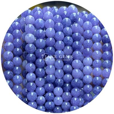 Venta al por mayor de cuentas redondas de piedra natural cuentas redondas sueltas de piedras preciosas accesorios 8mm de aguamarina cuentas sueltas para joyería DIY