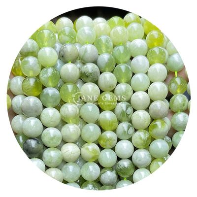 Venta al por mayor de cristal natural gemstone cuentas redondas cuentas redondas accesorios de cuentas sueltas de piedra cuentas espaciador para joyería hacer Diy