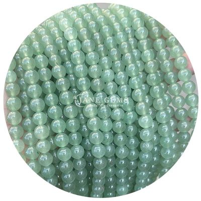 Venta al por mayor de cristal natural gemstone cuentas redondas cuentas redondas accesorios de cuentas sueltas de piedra cuentas espaciador para joyería hacer Diy