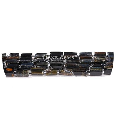 Venta al por mayor de cristal natural de piedra preciosa cilindro de forma de cuentas de ágata cilindro de cuentas sueltas accesorios para la fabricación de joyas DIY