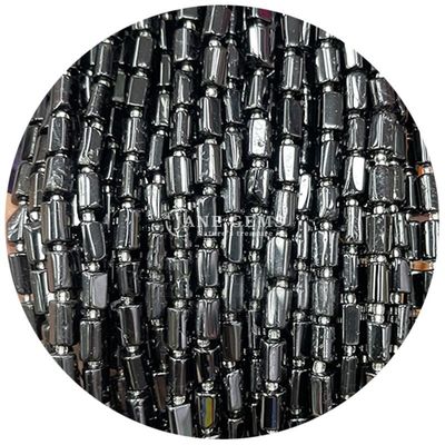 Venta al por mayor de cristal natural de piedra preciosa cilindro de forma de cuentas de ágata cilindro de cuentas sueltas accesorios para la fabricación de joyas DIY