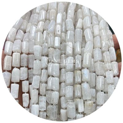 Venta al por mayor de cristal natural de piedra preciosa cilindro de forma de cuentas de ágata cilindro de cuentas sueltas accesorios para la fabricación de joyas DIY