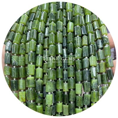 Venta al por mayor de cristal natural de piedra preciosa cilindro de forma de cuentas de ágata cilindro de cuentas sueltas accesorios para la fabricación de joyas DIY