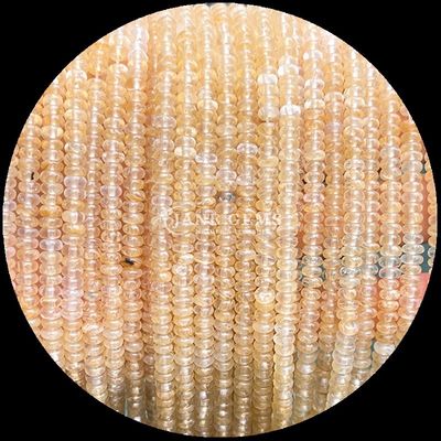 Perlas de gemas tamaño personalizado Rondelle Ábaco forma de piedra preciosa Agata loca Acuamarinas hebras de perlas sueltas para la fabricación de joyas