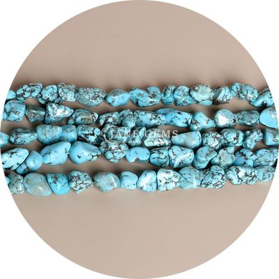 Piedra preciosa natural Forma irregular de los dientes Piedra de sol Chips de ojo de tigre Graja hebras de cuentas sueltas para joyería DIY