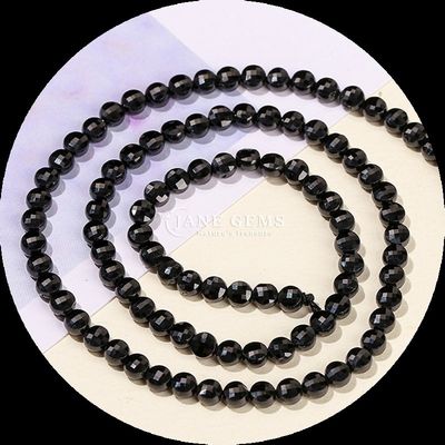 Cuerdas de forma plana con facetas de cristal de piedra preciosa de forma redonda Fluorita Prehnita hebras sueltas de cuentas para hacer joyas DIY