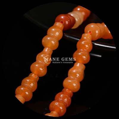 Perlas de forma de calabaza Vaso de piedra preciosa de forma de cristal hebras de perlas sueltas para la fabricación de joyas DIY