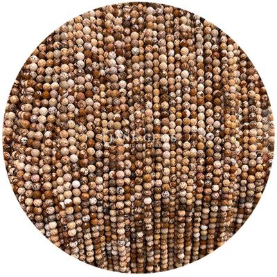 Perlas de gemas cristalinas naturales con caras redondas con forma redonda