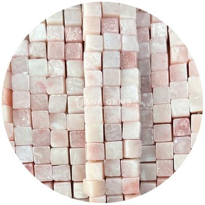 Venta al por mayor de cristal natural de piedra preciosa cuadrados de forma de cubo cubo de piedra suelta de cuentas accesorios cubo de cuentas espaciadores para joyería