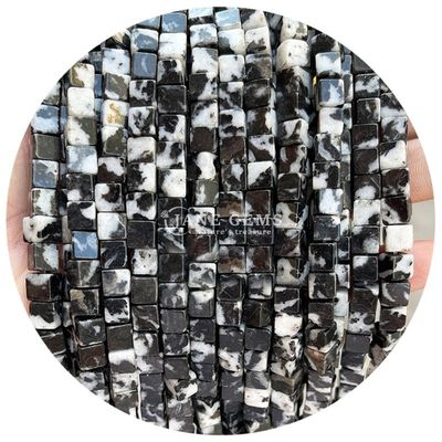 Venta al por mayor de cristal natural de piedra preciosa cuadrados de forma de cubo cubo de piedra suelta de cuentas accesorios cubo de cuentas espaciadores para joyería
