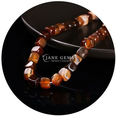 Venta al por mayor de cristal natural piedra preciosa cuadrada de ágata cuentas de cubo suelto de turquesa de cuentas de accesorios espaciadores para la fabricación de joyas