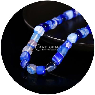 Venta al por mayor de cristal natural piedra preciosa cuadrada de ágata cuentas de cubo suelto de turquesa de cuentas de accesorios espaciadores para la fabricación de joyas