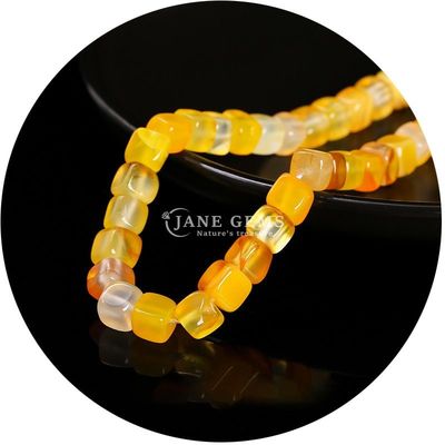 Venta al por mayor de cristal natural piedra preciosa cuadrada de ágata cuentas de cubo suelto de turquesa de cuentas de accesorios espaciadores para la fabricación de joyas