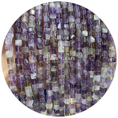 Venta al por mayor de cristal natural piedra preciosa cuadrada de ágata cuentas de cubo suelto de turquesa de cuentas de accesorios espaciadores para la fabricación de joyas