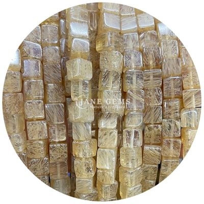 Venta al por mayor de cristal natural piedra preciosa cuadrada de ágata cuentas de cubo suelto de turquesa de cuentas de accesorios espaciadores para la fabricación de joyas