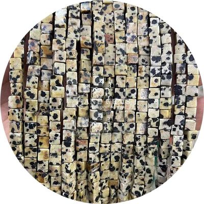 Venta al por mayor de cristal natural piedra preciosa cuadrada de ágata cuentas de cubo suelto de turquesa de cuentas de accesorios espaciadores para la fabricación de joyas
