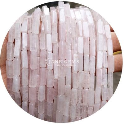Venta al por mayor Perlas de piedra preciosa originales rectangulares cuboides Perlas de piedra sueltas espaciadores Accesorios para joyería Diy