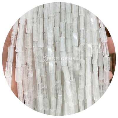 Venta al por mayor de cristal natural piedra preciosa cubo rectangular cuentas de piedra sueltas accesorios de cuentas de piedra cubo espaciadores de cuentas para joyas