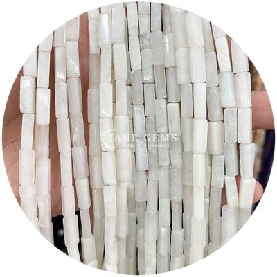Venta al por mayor de cristal natural piedra preciosa cubo rectangular cuentas de piedra sueltas accesorios de cuentas de piedra cubo espaciadores de cuentas para joyas